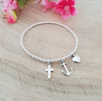 Armband geloof hoop liefde