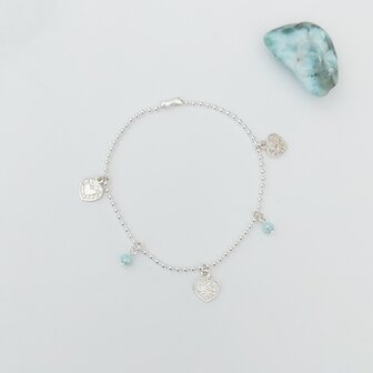 Armband Larimar