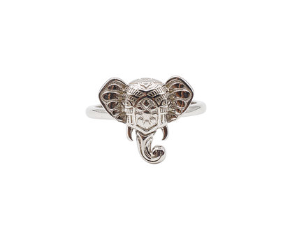 ring zilver olifant