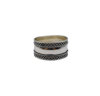 Bali ring zilver