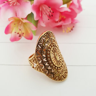 Ring Boho Style Gold