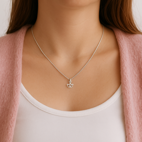 Lotus lotusbloem ketting www.edenshop.nl