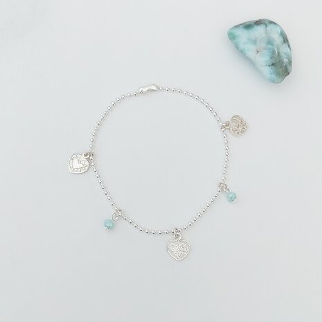 Armband Larimar