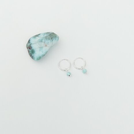 Oorbellen Larimar