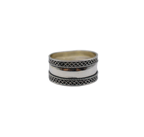 Bali ring zilver