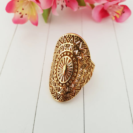 Ring Boho Style Gold