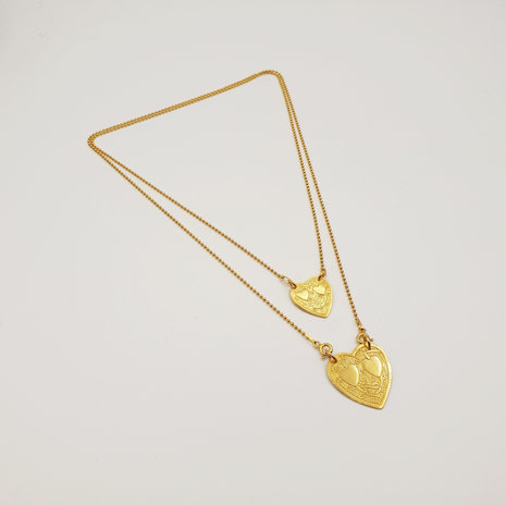 Wikkelketting goldplated www.edenshop.nl